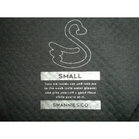 Swannies Jacket Mens S Gray 1/4 Zip Golf Club Logo Sleeve Pullover‎ Performance - Picture 6 of 10